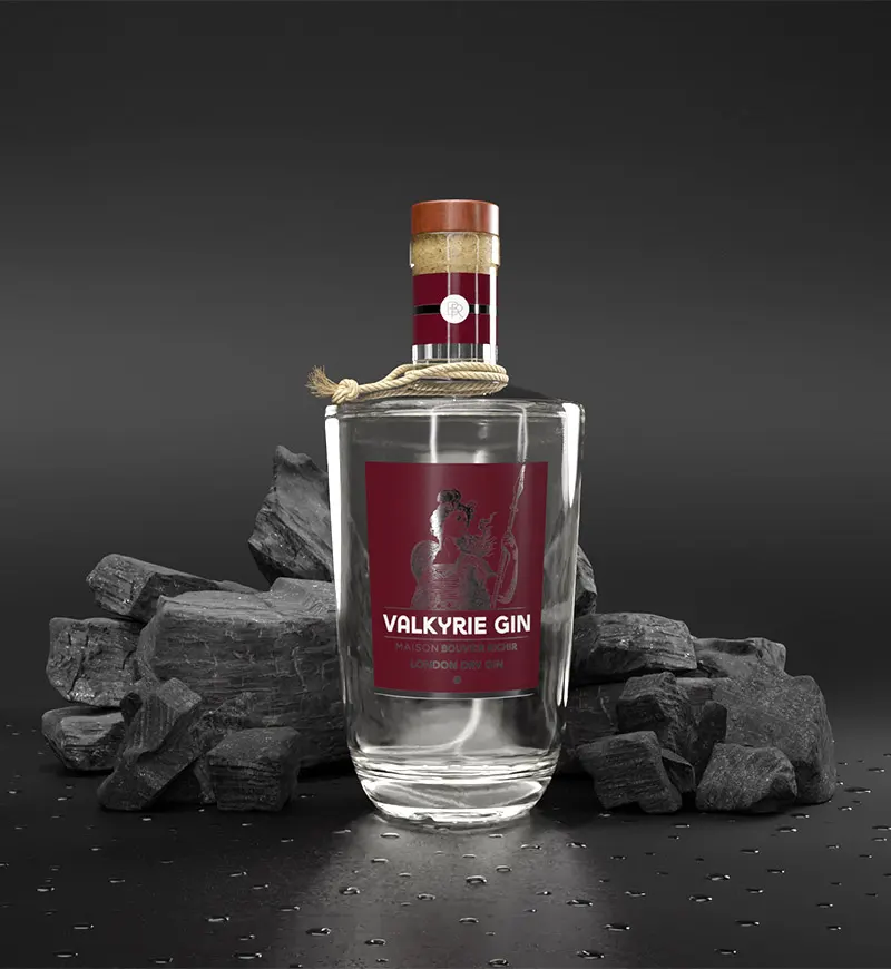 Gin Valkyrie spiritueux en vente sur la boutique Maison Bouvier Richir